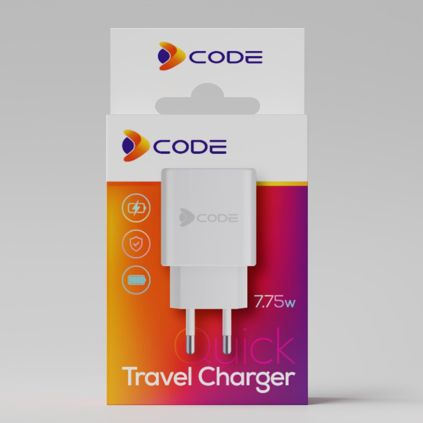 Quick Travel Charger - 7.75W